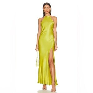 BEC & BRIDGE Teresa Halter Maxi Dress in Wasabi - never worn!!